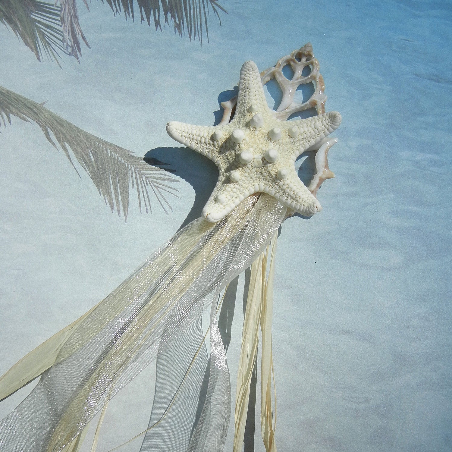 Starfish Seashell Boutonniere or Corsage - Beachcomber