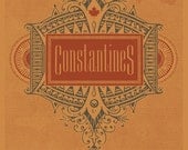 Constantines limited edition handmade screen printed gigposter