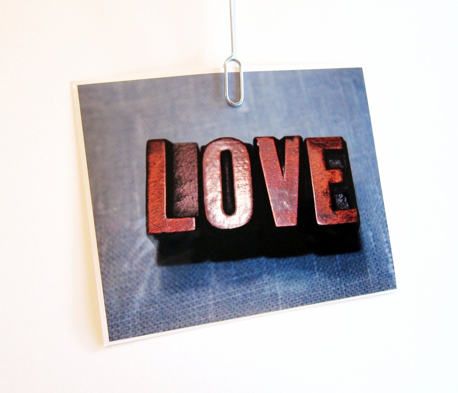 Love wood type letters art photograph printing blocks letterpress typography word print 10 x 8  colour print Typescale home decor