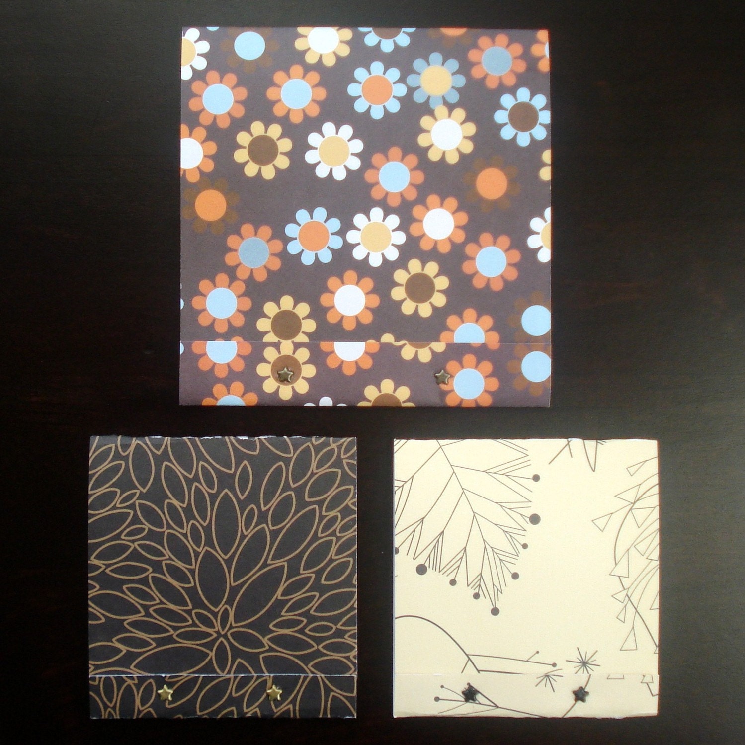 Matchbook Notebooks - Upcycled Thoughts (Set of 3)