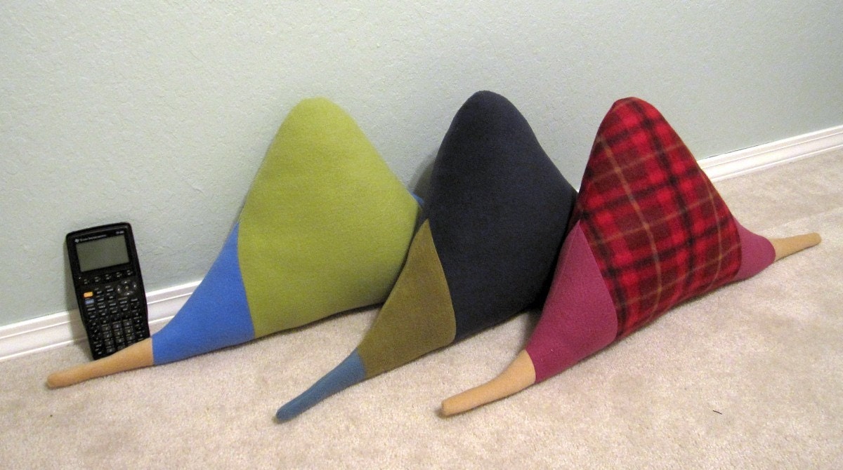 Normal Distribution Fleece Pillow - Made to Order
