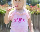 One Piece Seersucker Swimsuit Size 6mos - 4T