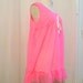 SALE Vintage Pink Babydoll / 1960s Neon Livid Pink Mini Dress / Chiffon Mini Tunic / Cream Puff Cupcake Lingerie