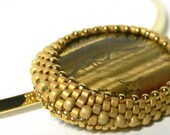 Golden Tiger Eye Earthstone necklace