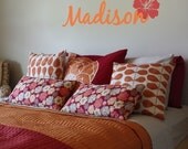 Personalized Name with Hibiscus