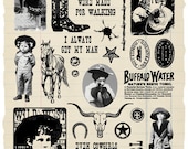 Cowgirl Blues Rubber Stamp Collection