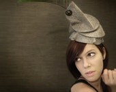 Sculptural Grey Felt Hat - Guggenheim Series - Made to Order