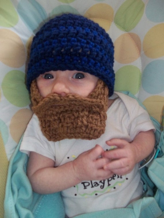 Navy with Blue Stripes - 0 to 3mos, 3 to 6 mos, 6 to 12 Months, Toddler - Infant Sized - Made to Order
