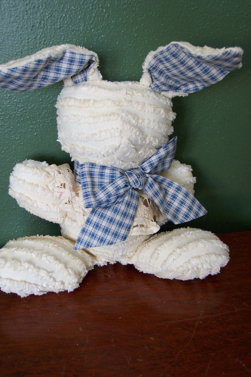 Vintage Chenille Bedspread Rabbit