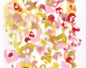 Original abstract painting on 9x12 paper - Fresh Impressions 2