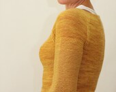 AUDREY // top down cardigan sock yarn sweater knitting pattern PDF