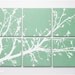 Large Wall Art - Branches in Bloom Screen Print - Handmade and Customizable