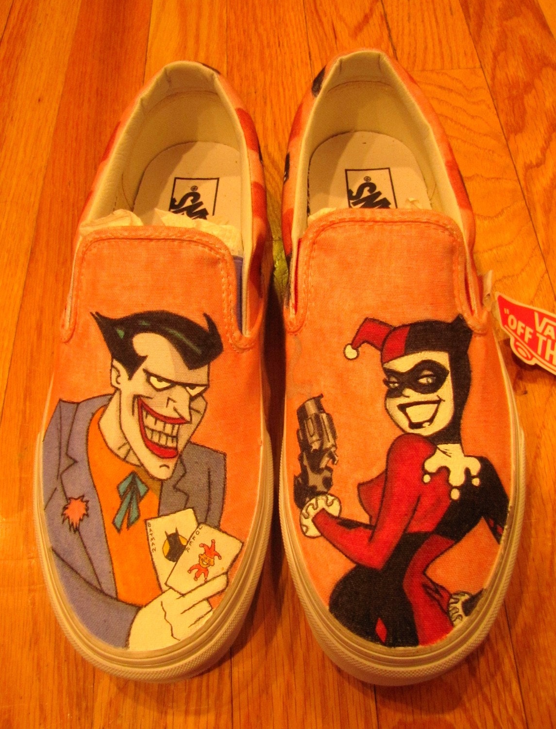 Made to Order (B:tAS) JOKER and HARLEY QUINN shoes