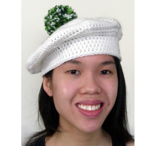 Irish Tam Hat 5 Sizes PDF Crochet Pattern by CrochetSpotPatterns