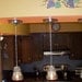 Repurposed Glass Insulator Pendant Light with Nickel Canopy and Clear Cord