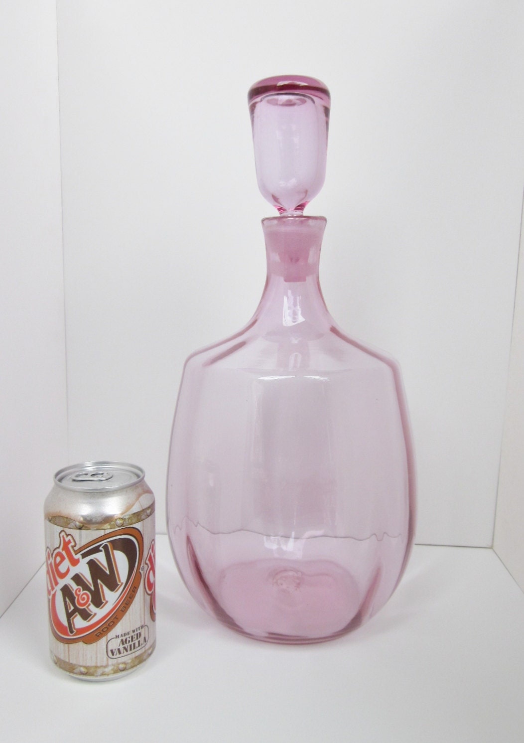 Vintage 1964 BLENKO Decanter 6416 in Rosé