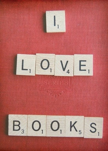 I Love Books 11x14 Fine Art Print