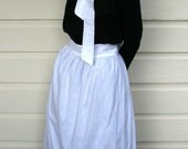 Girl's Bonnet and Apron