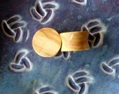 Box elder Burl wood ear plugs, 19mm, hand turned organic 3/4 inch gauge
