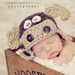 Baby Moose Hat - Crochet Baby Boy Hat - Photography Prop - Brown - Max the Moose - Size Newborn, 0-3 mos, 3-6 mos
