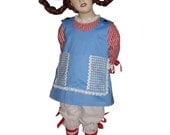 Custom Boutique Halloween PIPPI LONGSTOCKING Girl Size Costume Set