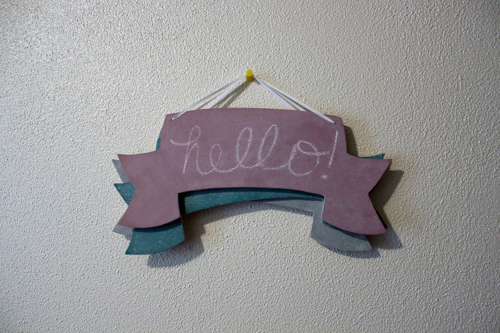 Mini Chalkboard Banners