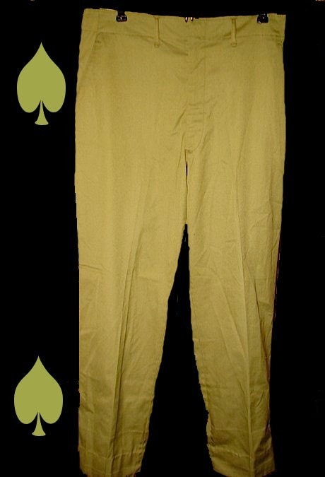 NOS Killer Mod Rat Pack Green Vintage 60s Cigar Pants 32 -on sale-