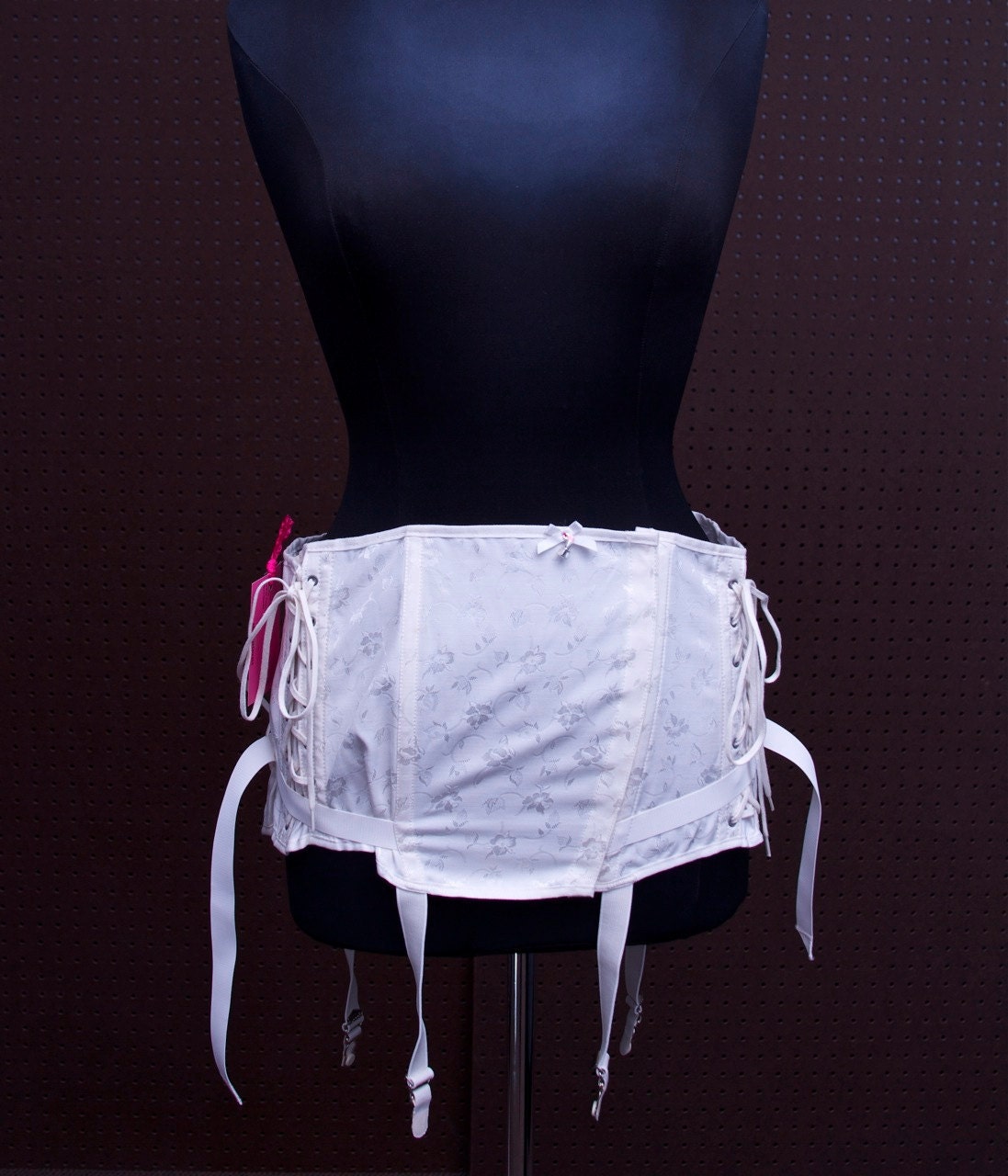 Vintage Waist Cincher Corset "English Breakfast" Wedding