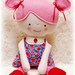 Soft Rag Doll PATTERN, PDF Instant Download, Plush, Softie, Toy, Boy and Girl, Cloth Doll Pattern, Digital Download