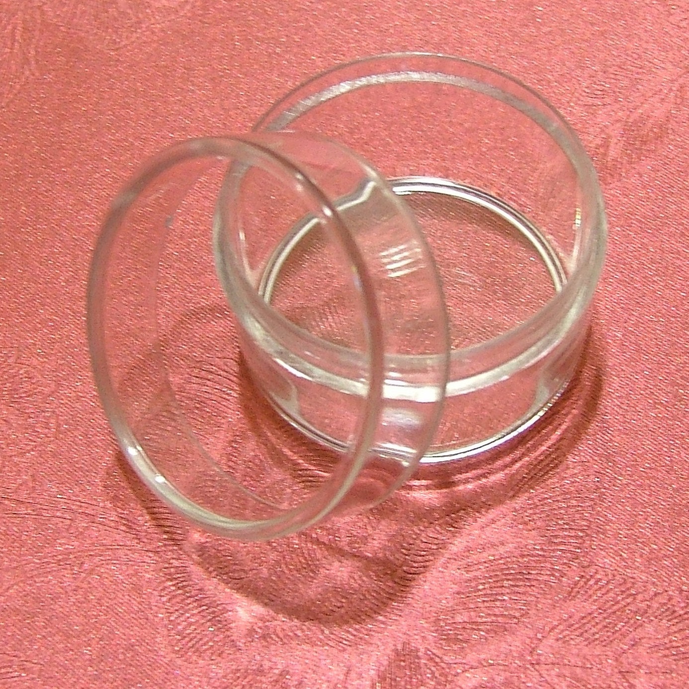Tiny Clear Plastic Box - 12pcs Round Boxes