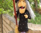 Amigurumi Halloween Witch Crochet pattern PDF DIY halloween decor idea handmade doll making tutorial