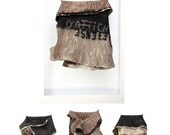 nuno felted vest, ooak convertible women clothing - wool silk bolero / wrap - beige, golden brown, black shrug - fiber art to wear - L to XL