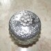 Round Houbigant Face Cream Jar with Rhinestones on Top///Sale