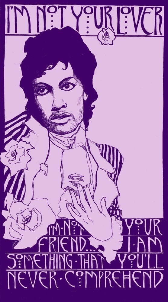 I'm Not Your Lover - Homage to Prince and Purple Rain - poster