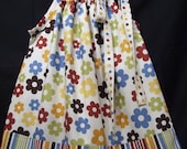 Fall Colors Floral, Dot and Stripe Pillowcase Dress Ready to Ship