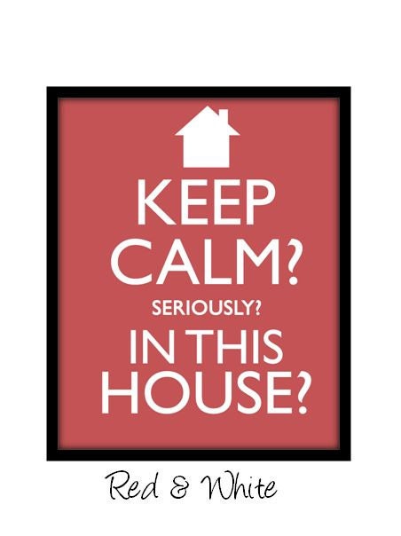 Keep Calm and Carry On / Funny Spin Off Quote / DIGITAL Typography Poster