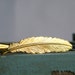 Feather Hair Clip, Gold Hair Clip, Gold Feather Clip