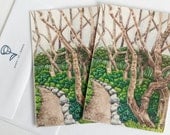 notecards, art print card set, watercolor card