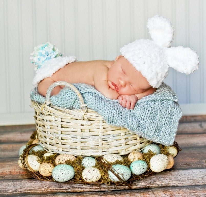 Baby Bunny Hat CROCHET PATTERN and Bum Cover Buttercup Bunny