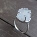 ICE QUEEN. Non Traditional Engagement or promise ring- Made to order-Any size .Crystal Druzy and sterling silver ring. Front Page on Etsy