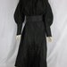 Victorian Black Taffeta Dress