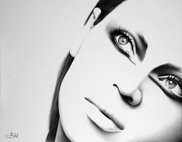 Beyonce Portrait Drawing