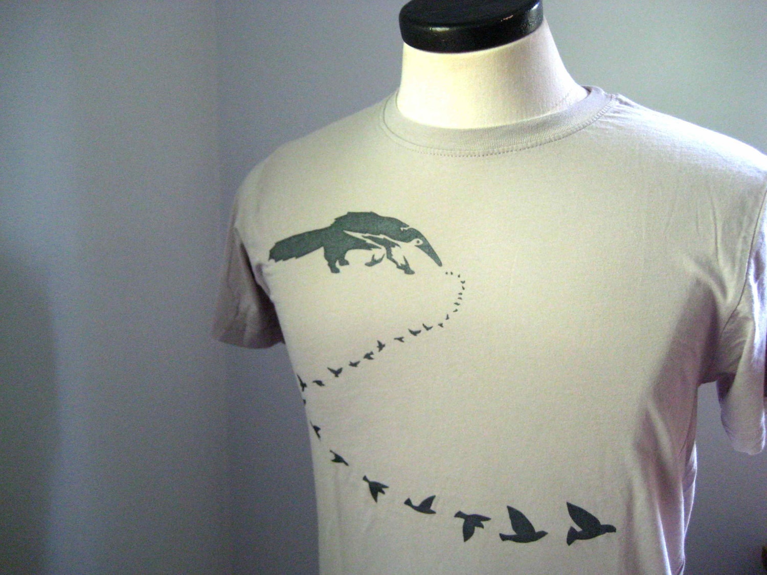Anteater Eats Birds T Shirt Men's
