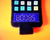 Convo Calculator Cover - BOOBS - Hand Embroidered Eco Felt Sleeve for iPhone iPod