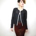 S A L E 90s Sheer Floral Burnout Cardigan (S/M)