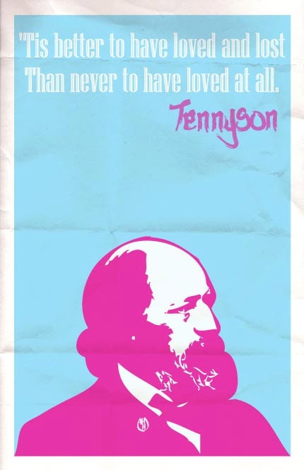 Alfred Lord Tennyson Print 11x17 - Famous Seniors