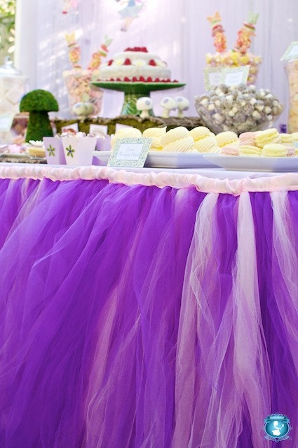 Custom Table Tutu for 42" Round Table YOU CHOOSE COLORS