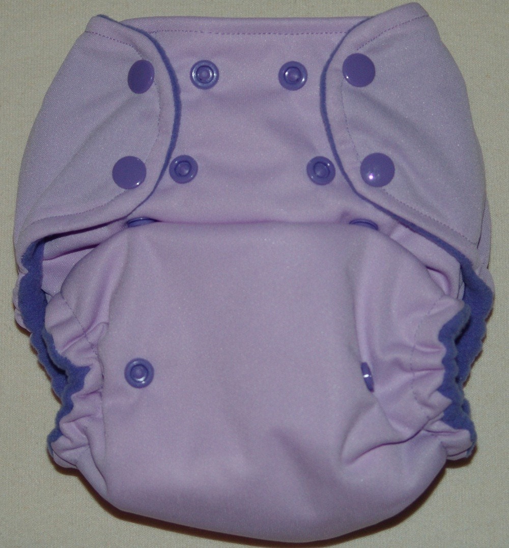 Lavender Nykibaby One Size Pocket Diaper  RTS