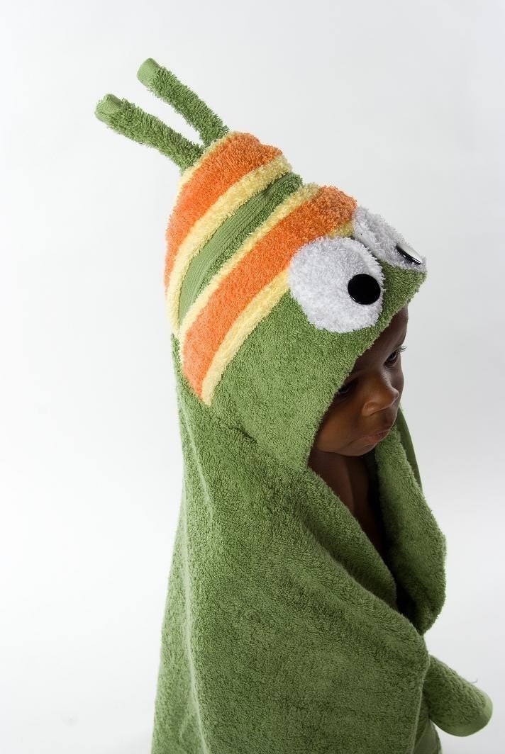 Caterpillar Hooded Towel