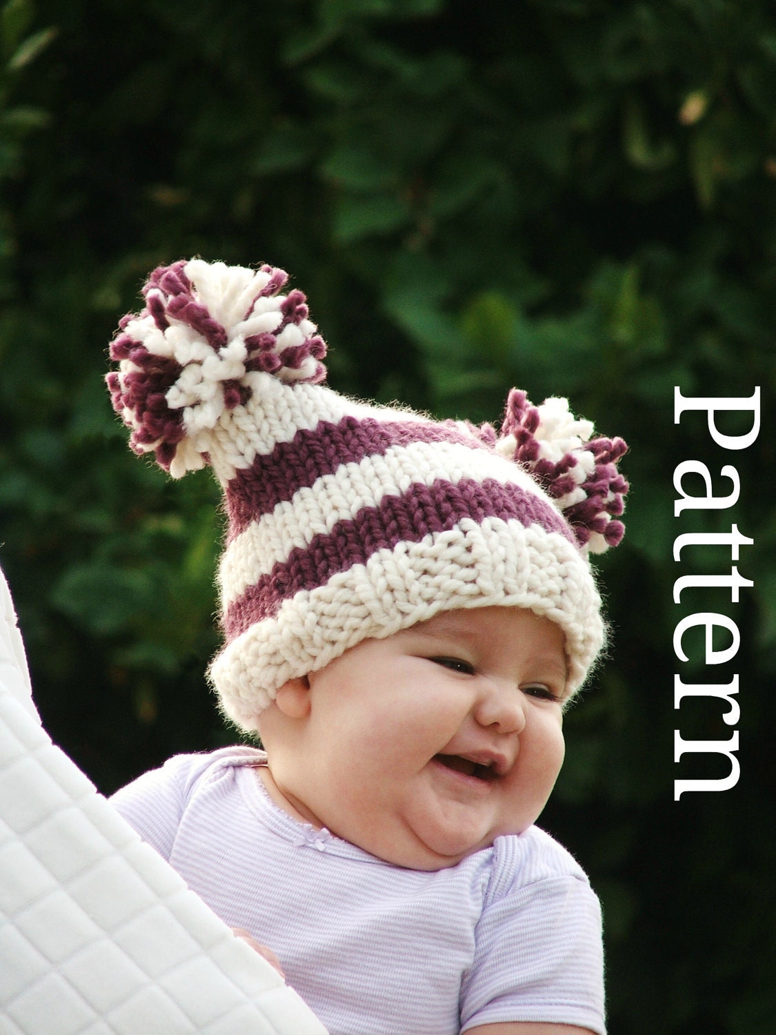 Baby Knitting Pattern Knit Hat Knitting pattern PDF by CreatiKnit